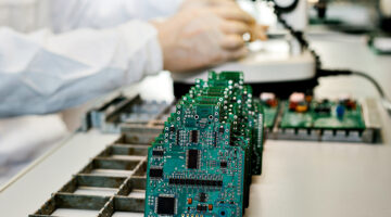 Microchip production factory