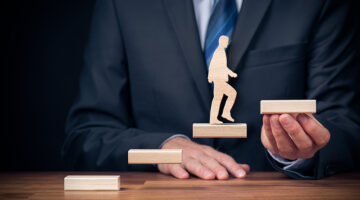 Personal development, personal and career growth, progress and potential concepts.