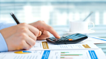 Person working as accountant