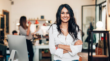 Confident business woman