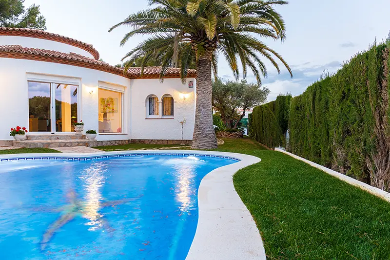 Swimming pool on villa in Spain