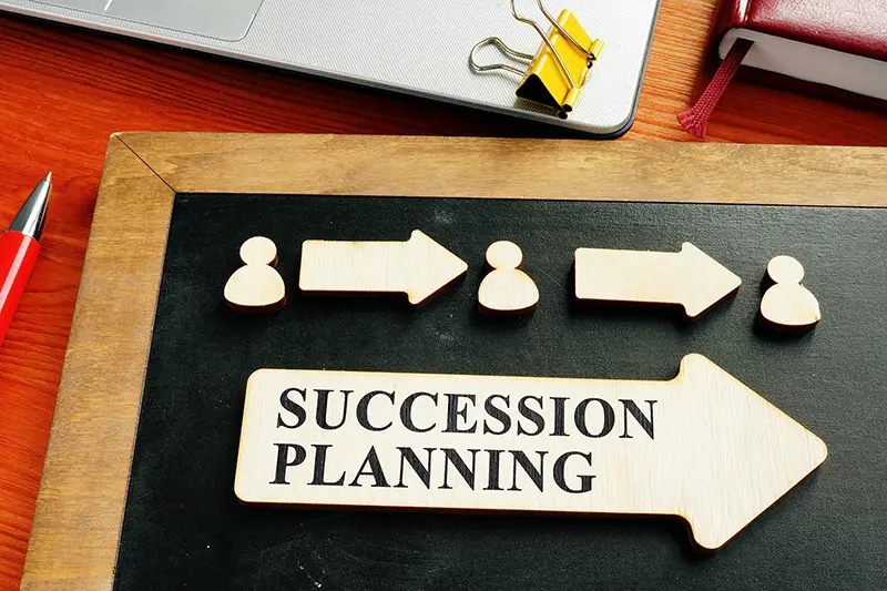 Succession planning concept