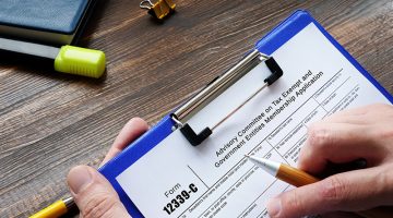 Business concept meaning Form 12339-C Advisory Committee on Tax Exempt