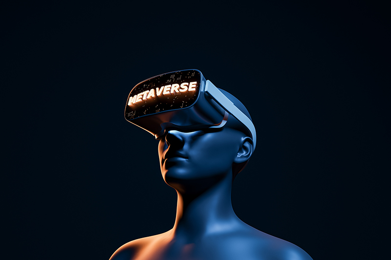 Metaverse sign virtual reality