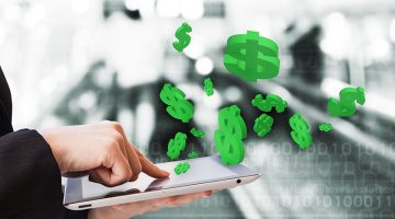 Make money online concept