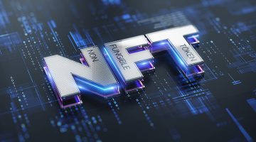 NFT nonfungible tokens concept