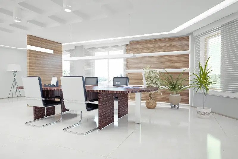 Modern interior style of office space
