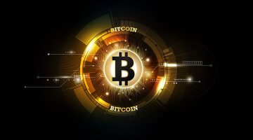 Golden bitcoin digital currency
