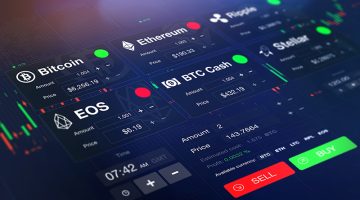 Futuristic stock exchange