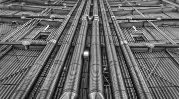 Pipes ventillation metal
