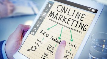 Online marketing concept