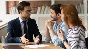 Professional male lawyer financial advisor
