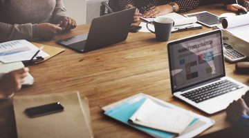 Marketing Team Meeting Brainstorming Research Concept