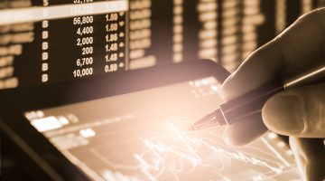 forex graph suitable for financial investment concept