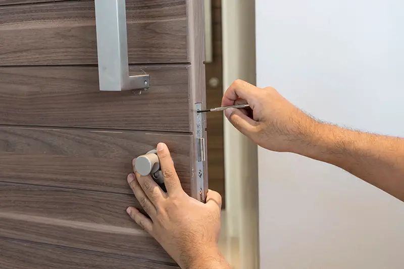 Door hardware installer locksmith