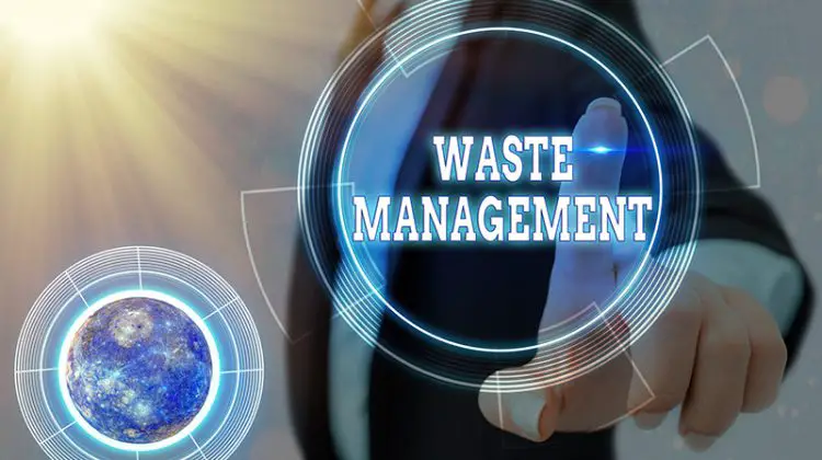 Conceptual hand writing showing Waste Management Conept
