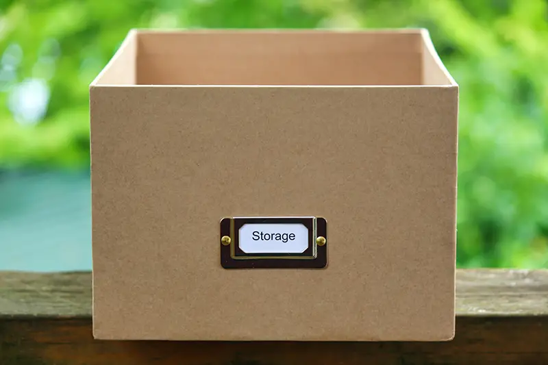 Self-storage brown box