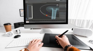 Digital designer using 3D tools