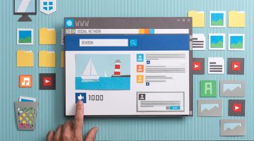 Social media post with comments in a browser window