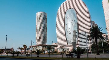 Modern housing infrastructure in Batumi Georgia