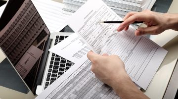 Working in a home office