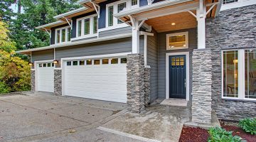 House made from Stone Veneer