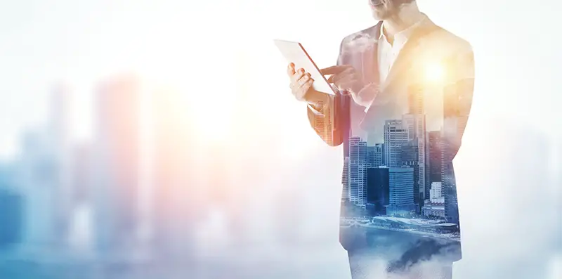 City and businessman