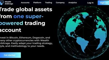 Wealth-Arbitrage sign up page