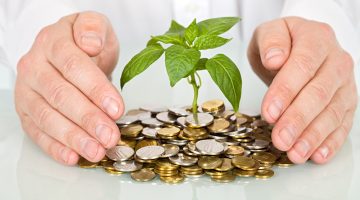 Protecting a good investment and making money concept