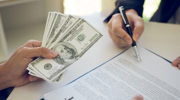 Person applying for a loan