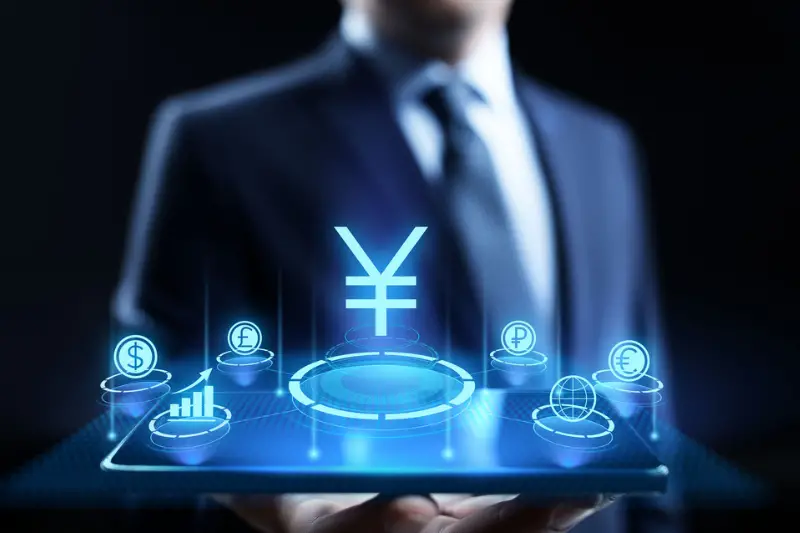 YEN symbol Forex trading currency exchange