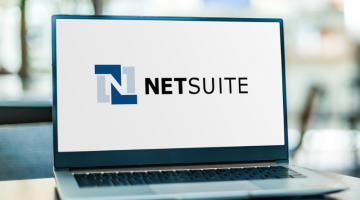 Netsuite Inc logo on computer screen