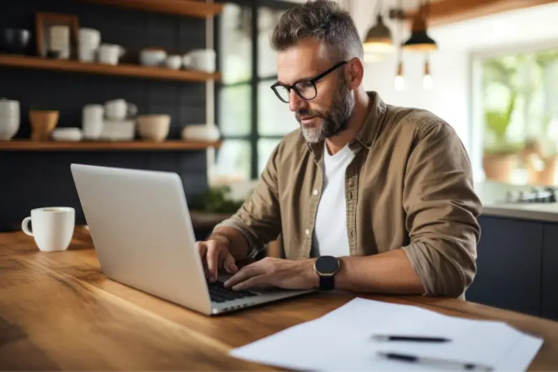 Laptop computer writing adult.