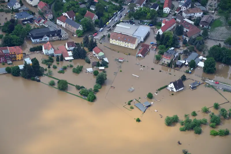 Flood in the city
