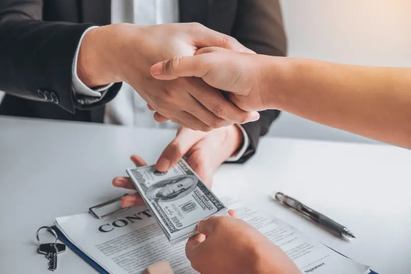 Busines loan concept