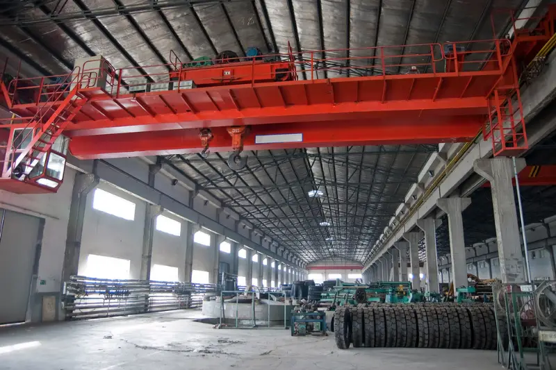 The factory crane