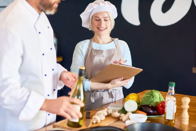 Portrait of Talented Chef Assistant