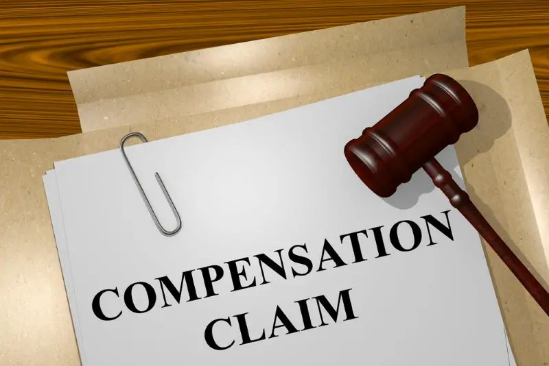 Compensation Claim concept