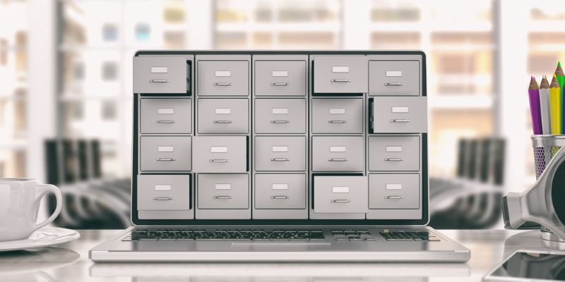 Laptop data storage