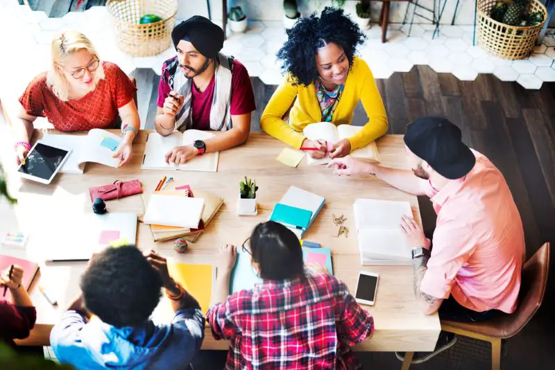 Diverse People Group Working Concept