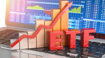 ETF exchange traded funds concept.