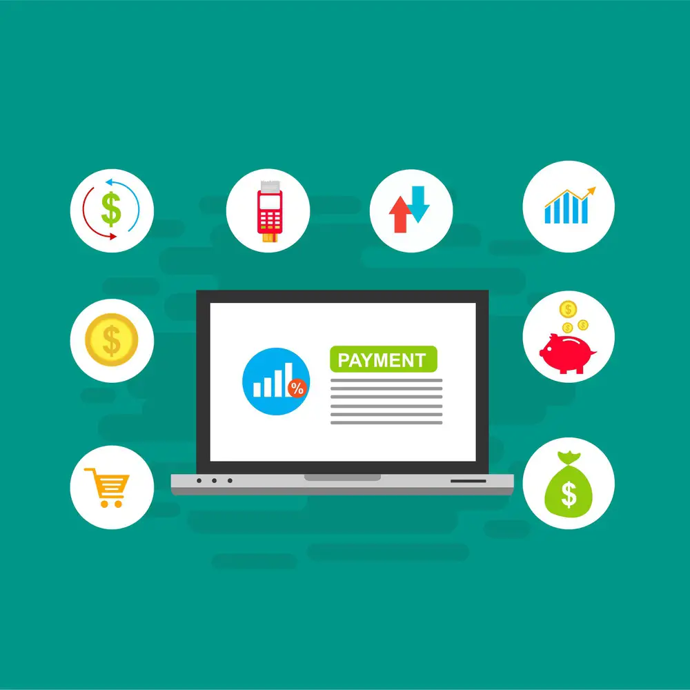 Concept Online and mobile payments f