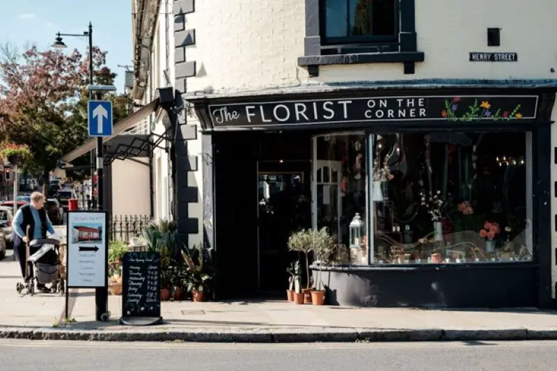 The florist on the corner - local business