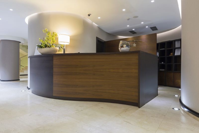 Modern reception desk