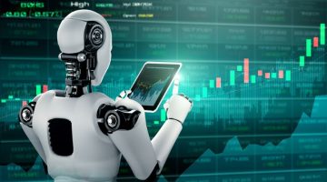 Future financial technology controlled by AI robot using machine learning