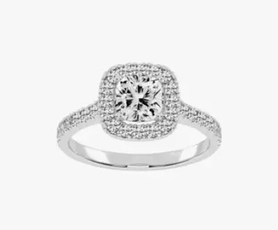 The Captivating Cushion Cut Halo
