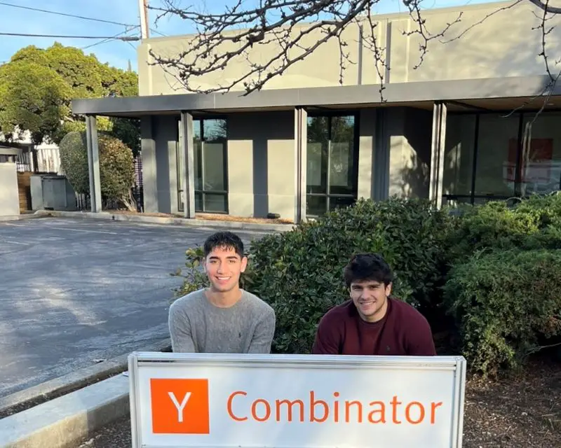 SimCare AI founders Vrishank Saini and Tigran Bdoyan