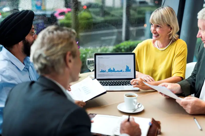 Business People having a business meeting