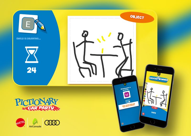 Audi launches in-car gaming with Mattel’s exclusive Pictionary game ...