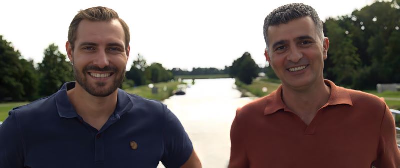 Dawnguard CTO Kim van Lavieren and CEO Mahdi Abdulrazak
